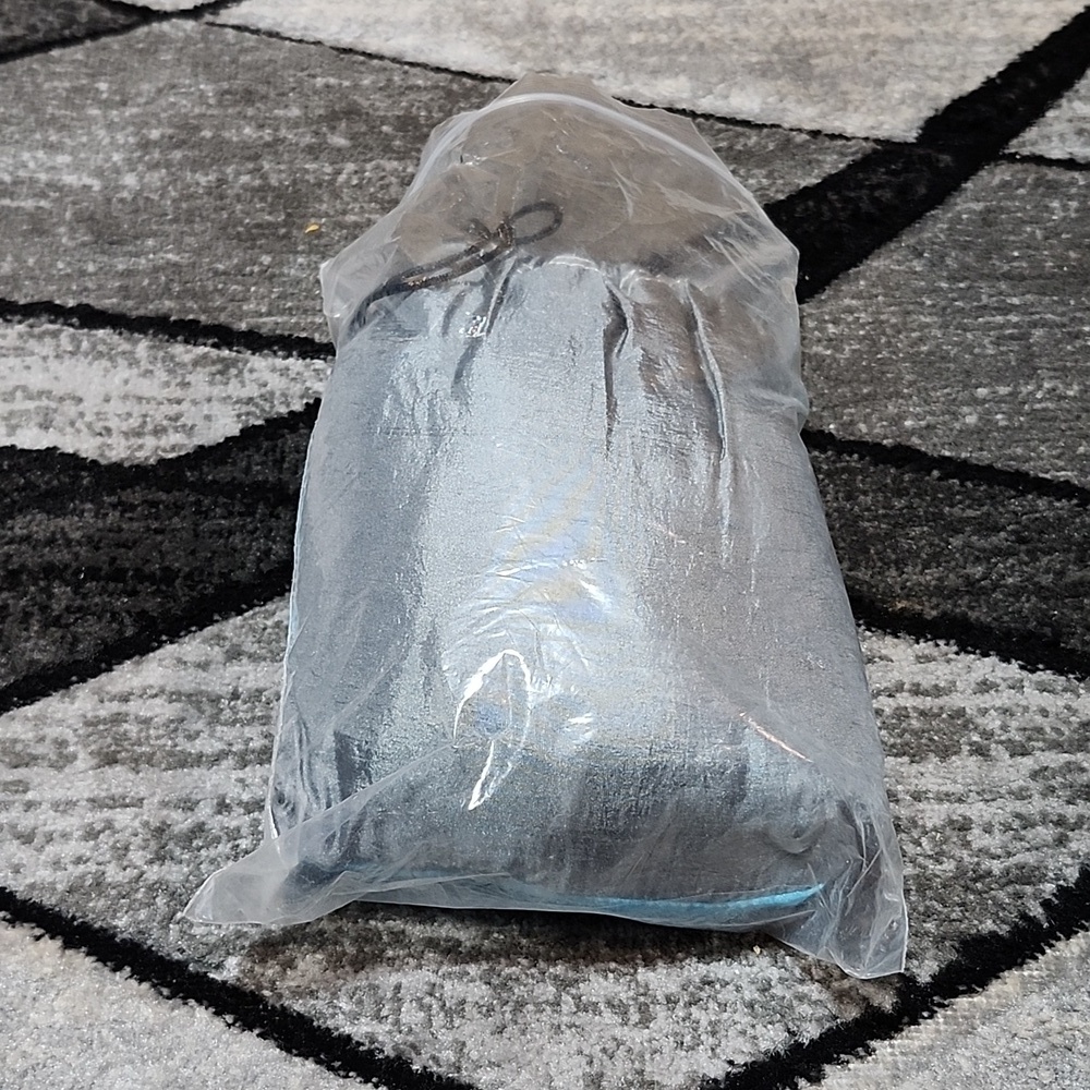 KOROTUS NYLON PORTABLE HANGING BLUE & GRAY HAMMOCK